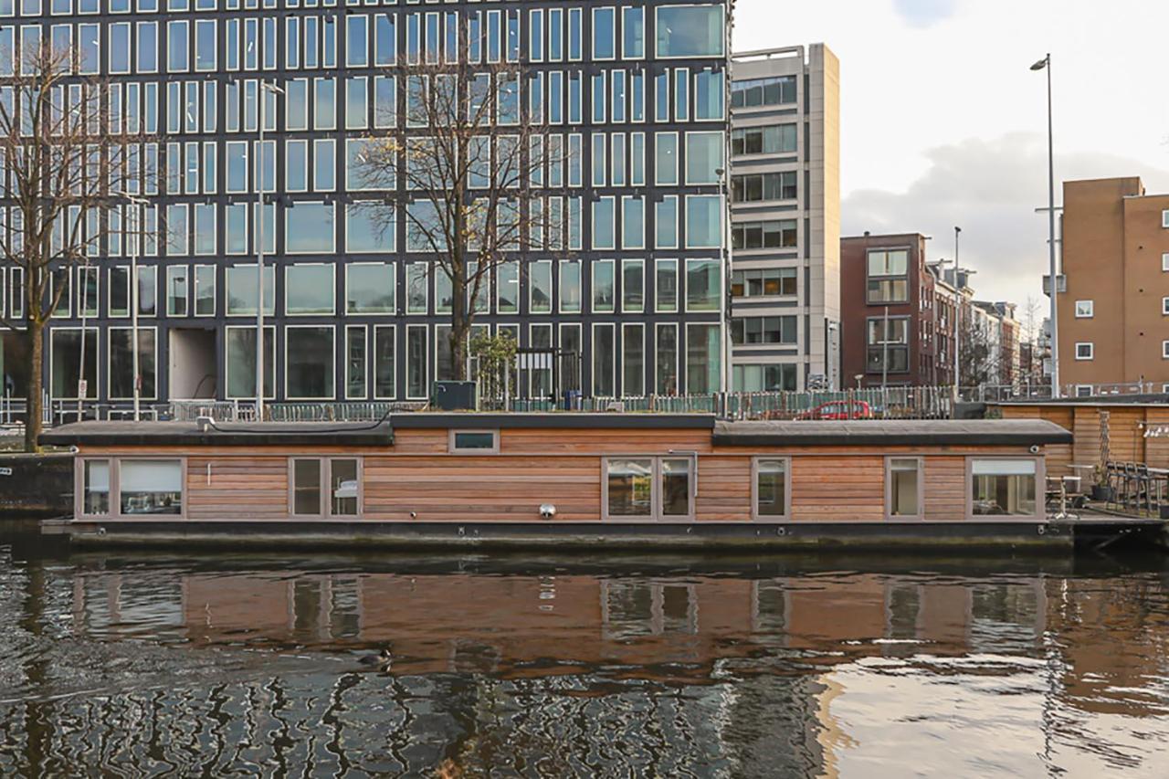 Houseboat Next To Amstel Bed & Breakfast Amsterdam Dış mekan fotoğraf