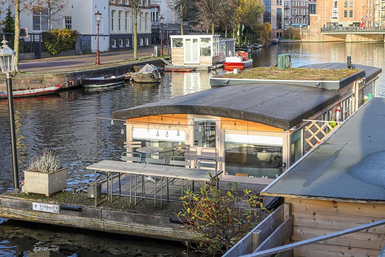 Houseboat Next To Amstel Bed & Breakfast Amsterdam Dış mekan fotoğraf